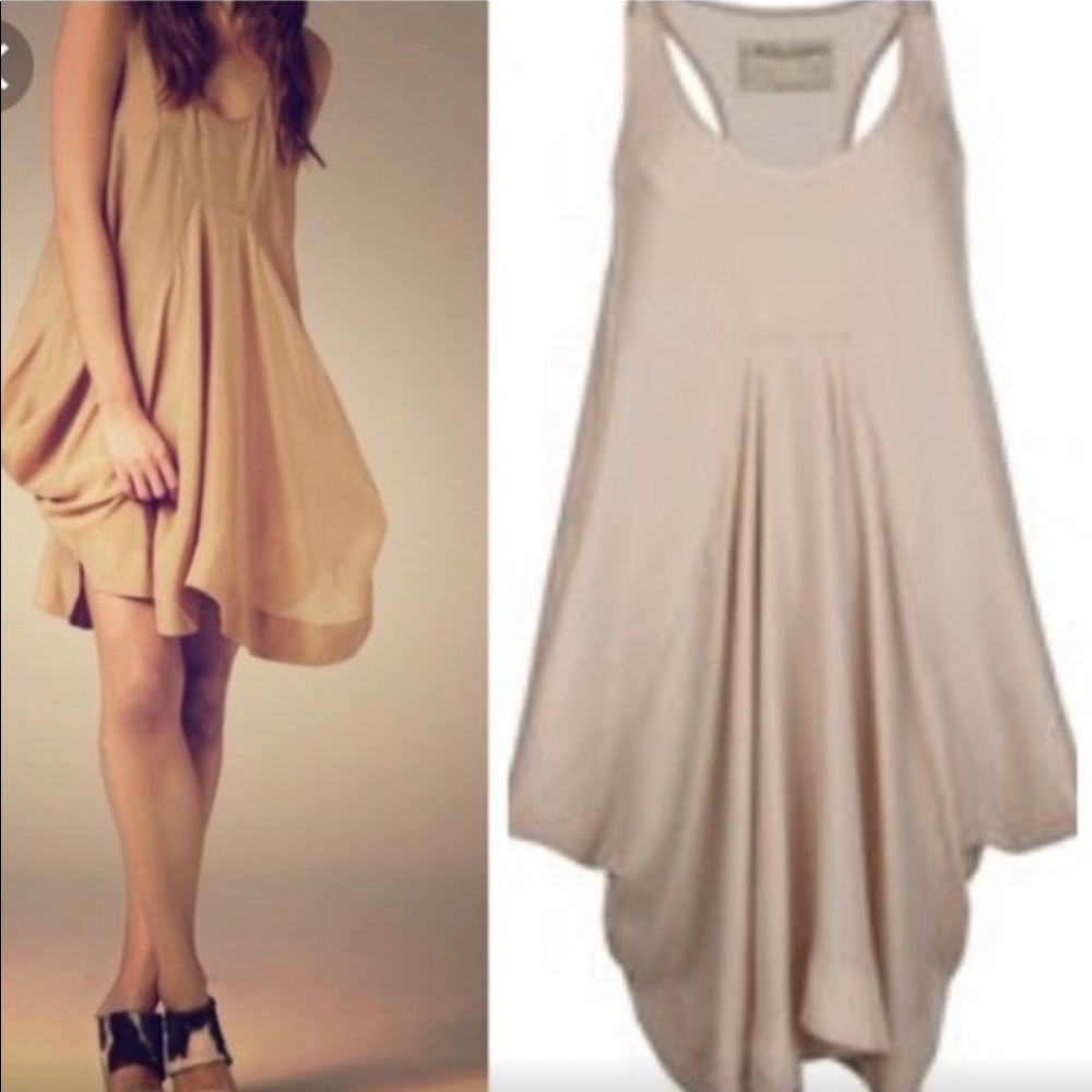 All Saints Spitalfields Mea Black Racerback Dress